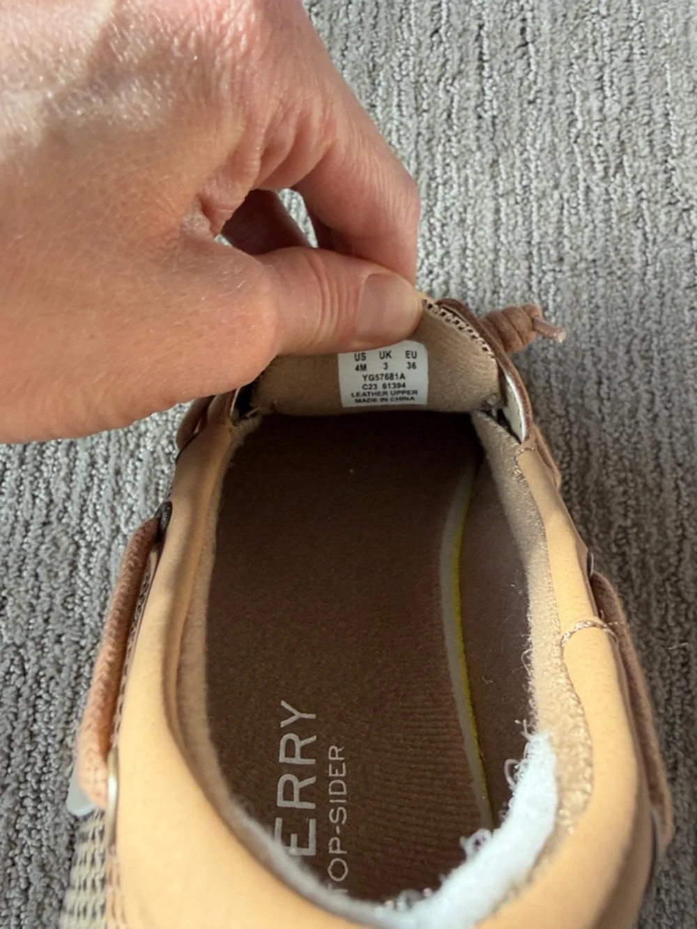 Sperry Kids Brown/Tan Boat Shoes